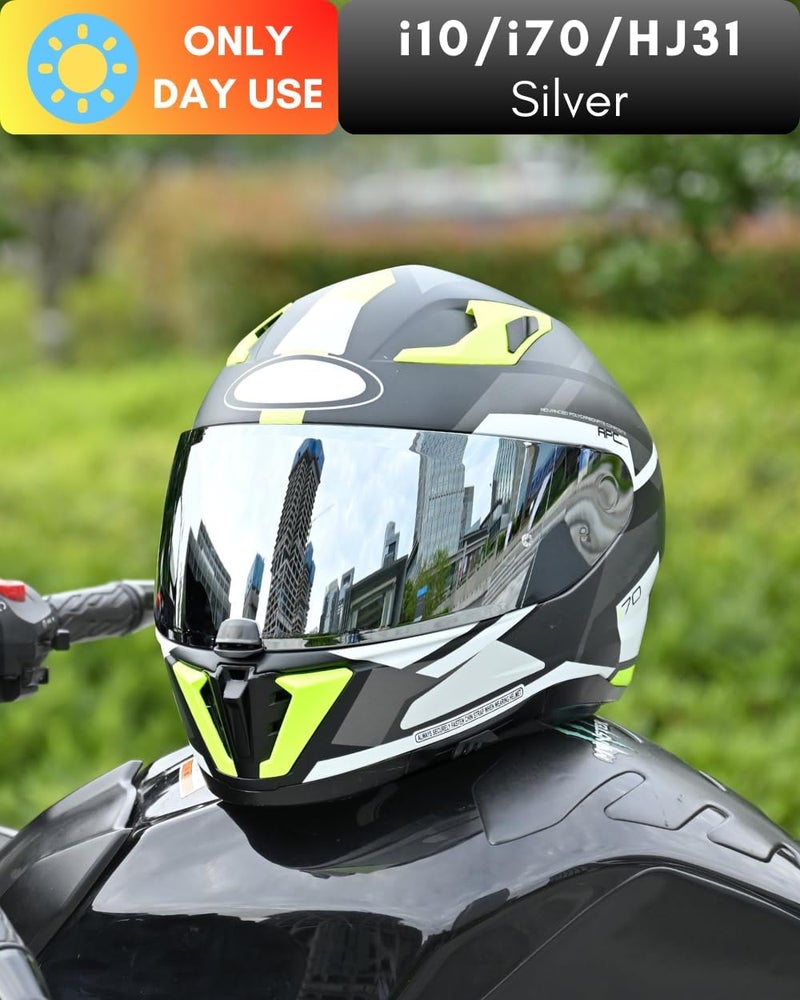 Logto Replacement Motorcycle Helmet Shield for I10 I70 HJ-31 Helmet Visor Shield Anti-Scratch Wearproof Windproof Universal Helmet Accessories - Image 3